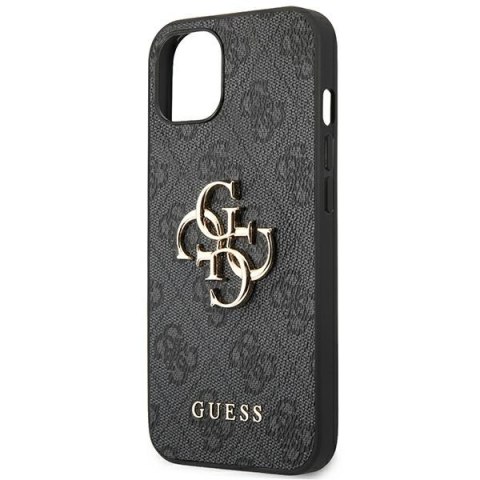Guess 4G Big Metal Logo - Etui iPhone 14 Plus (szary) Guess 4G Big Metal Logo - Etui iPhone 14 Plus (szary)