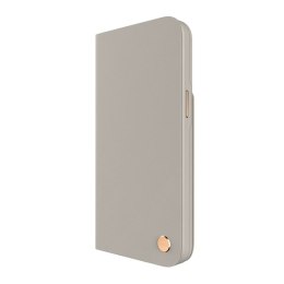 Moshi Overture MagSafe - Skórzane etui 3w1 z klapką iPhone 14 (Gray)