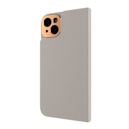 Moshi Overture MagSafe - Skórzane etui 3w1 z klapką iPhone 14 (Gray)