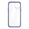 Speck Presidio Perfect-Clear with Impact Geometry - Etui iPhone 14 Plus z powłoką MICROBAN (Clear / Grounded Purple)