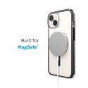 Speck Presidio Perfect-Clear with Impact Geometry + MagSafe - Etui iPhone 14 Plus z powłoką MICROBAN (Clear / Black)