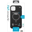 Speck Presidio2 Pro + MagSafe - Etui iPhone 14 Plus z powłoką MICROBAN (Black / Black / White)