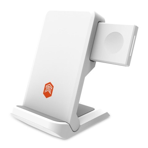 STM ChargeTree Go - Mobilna ładowarka bezprzewodowa 3w1 do iPhone, AirPods i Apple Watch (biały) STM ChargeTree Go - Mobilna ładowarka bezprzewodowa 3w1 do iPhone, AirPods i Apple Watch (biały)