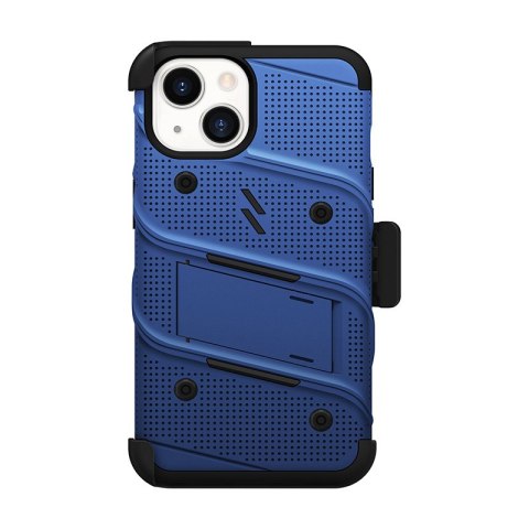 ZIZO BOLT Series - Pancerne etui iPhone 14 ze szkłem 9H na ekran + uchwyt z podstawką (niebieski) ZIZO BOLT Series - Pancerne etui iPhone 14 ze szkłem 9H na ekran + uchwyt z podstawką (niebieski)