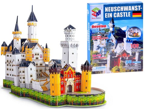 Puzzle 3D NEUSCHWANSTEIN CASTLE 109-ele ZA3800