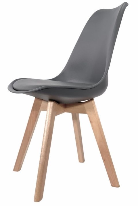 Krzesło skandynawskie MONZA DARK GREY Pro Krzesło skandynawskie MONZA DARK GREY Pro