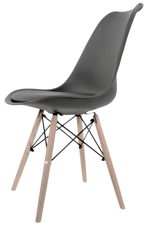Krzesło TOSCANA DARK GREY PU Krzesło TOSCANA DARK GREY PU