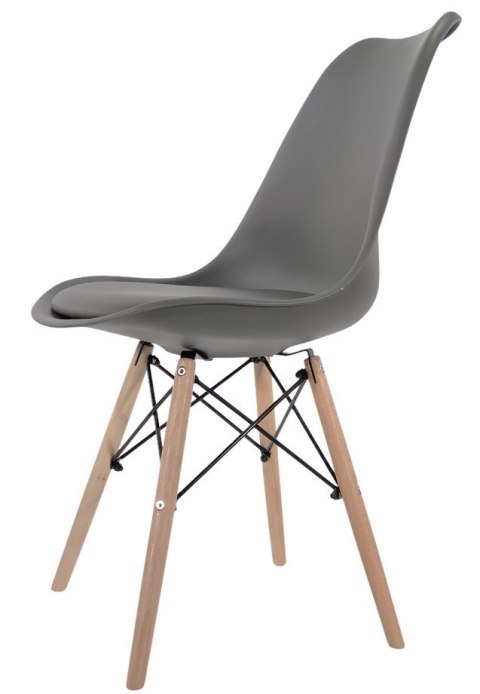 Krzesło TOSCANA DARK GREY PU Krzesło TOSCANA DARK GREY PU