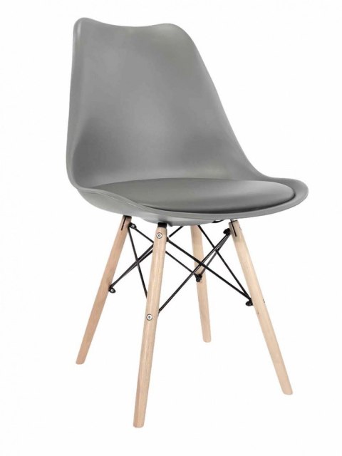 Krzesło TOSCANA LIGHT GREY PU Krzesło TOSCANA LIGHT GREY PU