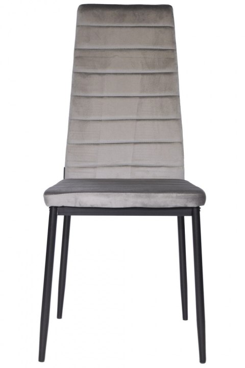 Krzesło VALVA VELVET GREY Krzesło VALVA VELVET GREY