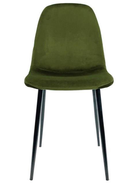 Krzesło tapicerowane GIULIA VELVET KHAKI Krzesło tapicerowane GIULIA VELVET KHAKI