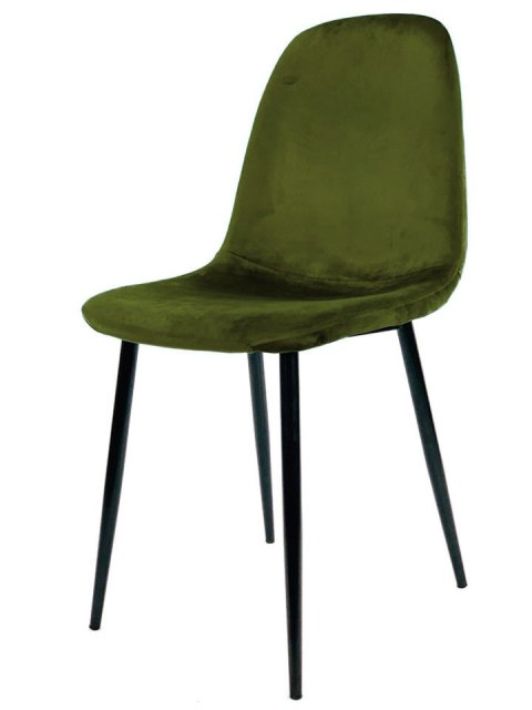 Krzesło tapicerowane GIULIA VELVET KHAKI Krzesło tapicerowane GIULIA VELVET KHAKI