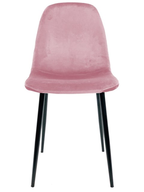 Krzesło tapicerowane GIULIA VELVET PINK Krzesło tapicerowane GIULIA VELVET PINK