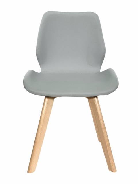 Krzesło tapicerowane SOPHIA PU GREY- II GATUNEK Krzesło tapicerowane SOPHIA PU GREY- II GATUNEK