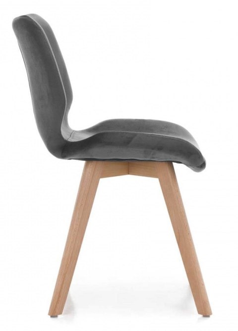 Krzesło tapicerowane SOPHIA VELVET GREY Krzesło tapicerowane SOPHIA VELVET GREY