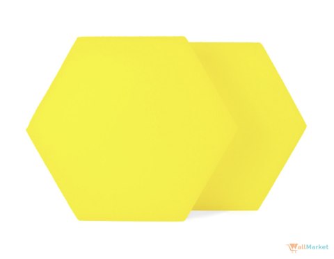 Panel ścienny 3d dekoracyjny piankowy WallMarket Heksagon cytrynowy grubość 4,5 cm Panel ścienny 3d dekoracyjny piankowy WallMarket Heksagon cytrynowy grubość 4,5 cm
