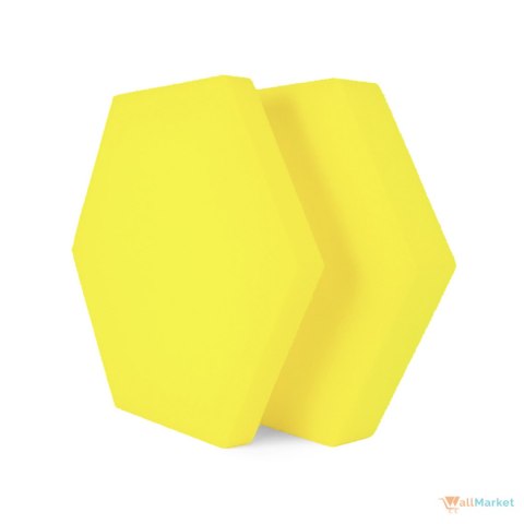 Panel ścienny 3d dekoracyjny piankowy WallMarket Heksagon cytrynowy grubość 4,5 cm Panel ścienny 3d dekoracyjny piankowy WallMarket Heksagon cytrynowy grubość 4,5 cm