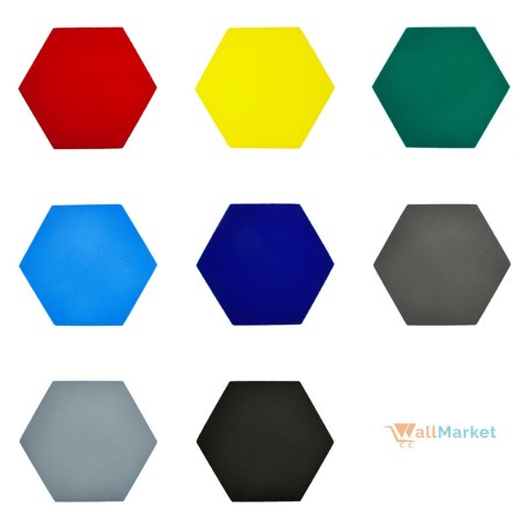 Panel ścienny 3d dekoracyjny piankowy WallMarket Heksagon cytrynowy grubość 4,5 cm Panel ścienny 3d dekoracyjny piankowy WallMarket Heksagon cytrynowy grubość 4,5 cm