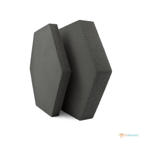 Panel ścienny 3d dekoracyjny piankowy WallMarket Heksagon stalowy grubość 2,5 cm Panel ścienny 3d dekoracyjny piankowy WallMarket Heksagon stalowy grubość 2,5 cm