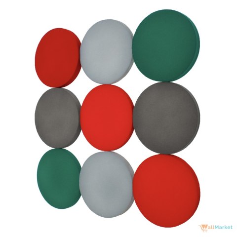Panel ścienny 3d dekoracyjny piankowy WallMarket Koło jasnoszary grubość 2,5 cm Panel ścienny 3d dekoracyjny piankowy WallMarket Koło jasnoszary grubość 2,5 cm