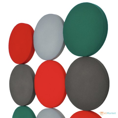 Panel ścienny 3d dekoracyjny piankowy WallMarket Koło jasnoszary grubość 2,5 cm Panel ścienny 3d dekoracyjny piankowy WallMarket Koło jasnoszary grubość 2,5 cm