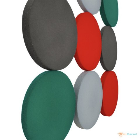 Panel ścienny 3d dekoracyjny piankowy WallMarket Koło jasnoszary grubość 2,5 cm Panel ścienny 3d dekoracyjny piankowy WallMarket Koło jasnoszary grubość 2,5 cm