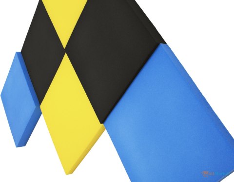 Panel ścienny 3d dekoracyjny piankowy WallMarket Kwadrat cytrynowy grubość 4,5 cm Panel ścienny 3d dekoracyjny piankowy WallMarket Kwadrat cytrynowy grubość 4,5 cm
