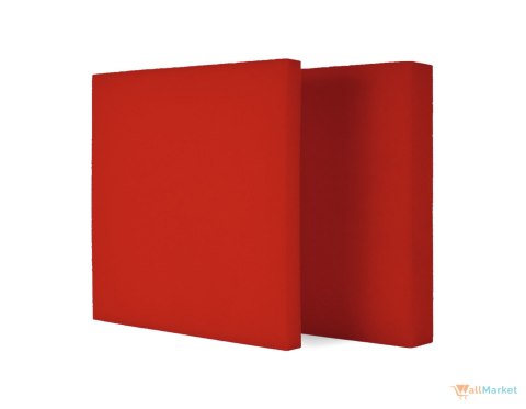 Panel ścienny 3d dekoracyjny piankowy WallMarket Kwadrat intensywna czerwień grubość 4,5 cm Panel ścienny 3d dekoracyjny piankowy WallMarket Kwadrat intensywna czerwień grubość 4,5 cm