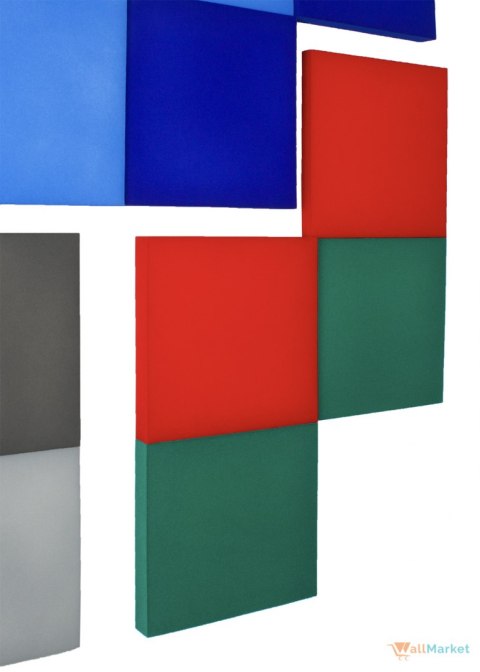 Panel ścienny 3d dekoracyjny piankowy WallMarket Kwadrat intensywna czerwień grubość 4,5 cm Panel ścienny 3d dekoracyjny piankowy WallMarket Kwadrat intensywna czerwień grubość 4,5 cm