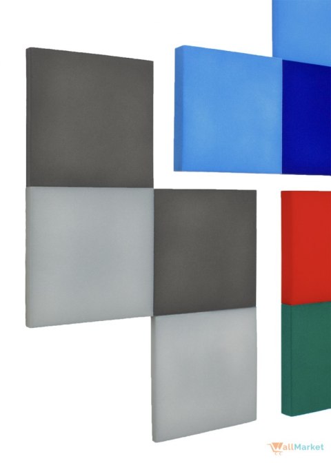 Panel ścienny 3d dekoracyjny piankowy WallMarket Kwadrat jasnoszary grubość 2,5 cm Panel ścienny 3d dekoracyjny piankowy WallMarket Kwadrat jasnoszary grubość 2,5 cm