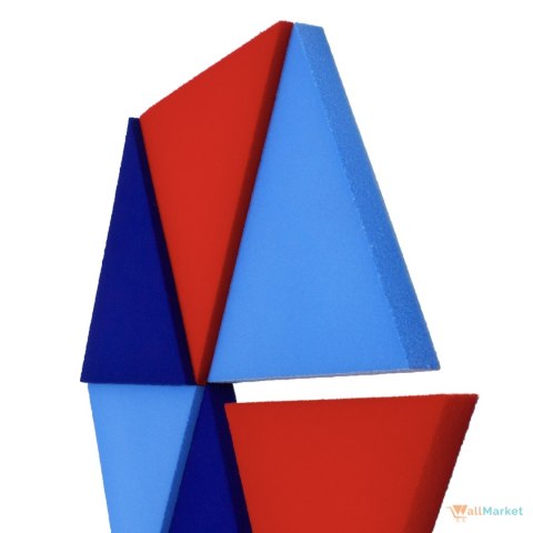 Panel ścienny 3d dekoracyjny piankowy WallMarket Trójkąt lazurowy grubość 2,5 cm Panel ścienny 3d dekoracyjny piankowy WallMarket Trójkąt lazurowy grubość 2,5 cm