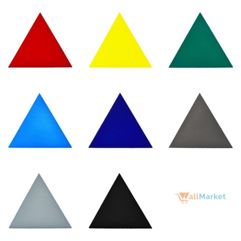 Panel ścienny 3d dekoracyjny piankowy WallMarket Trójkąt lazurowy grubość 2,5 cm Panel ścienny 3d dekoracyjny piankowy WallMarket Trójkąt lazurowy grubość 2,5 cm