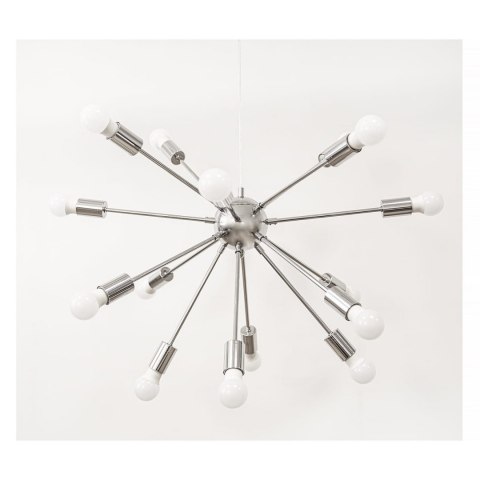 SOLAR 16 srebrna lampa typu pająk wysoki połysk chrom 72cm SOLAR 16 srebrna lampa typu pająk wysoki połysk chrom 72cm