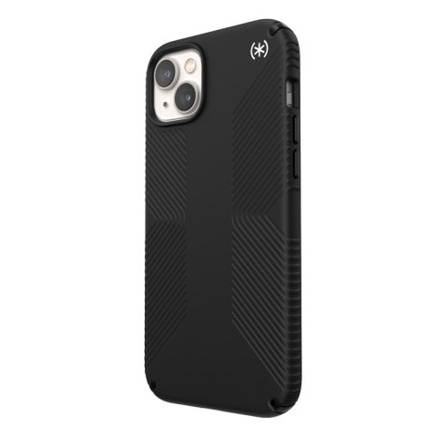 Speck Presidio2 Grip + MagSafe - Etui iPhone 14 Plus z powłoką MICROBAN (Black / Black / White)