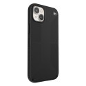 Speck Presidio2 Grip + MagSafe - Etui iPhone 14 Plus z powłoką MICROBAN (Black / Black / White)