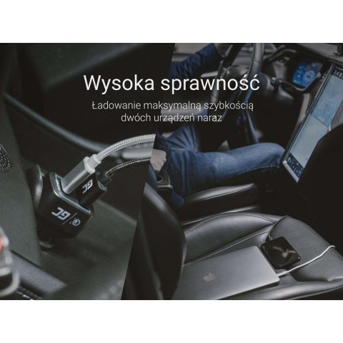 Green Cell - Ładowarka samochodowa USB-C Power Delivery + USB Quick Charge 3.0 Green Cell - Ładowarka samochodowa USB-C Power Delivery + USB Quick Charge 3.0