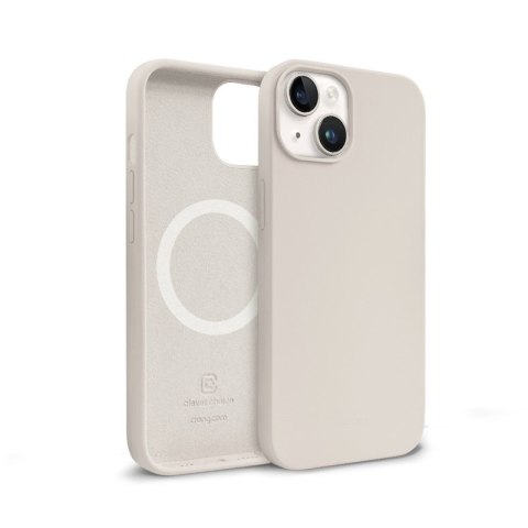 Crong Color Cover Magnetic - Etui iPhone 14 MagSafe (kamienny beż) Crong Color Cover Magnetic - Etui iPhone 14 MagSafe (kamienny beż)