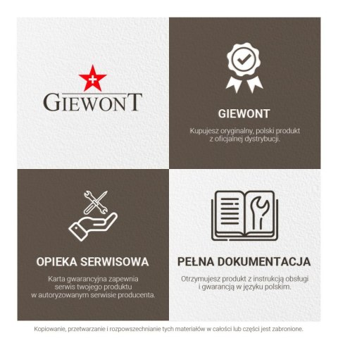 Smartband Giewont Czarny GW200-1 + Pasek Czerwony Smartband Giewont Czarny GW200-1 + Pasek Czerwony