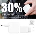 Crong Utra Compact GaN - Ładowarka sieciowa 35W PD 3.0 2x USB-C (czarny)