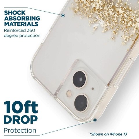 Case-Mate Karat - Etui iPhone 14 zdobione złotem (Marble) Case-Mate Karat - Etui iPhone 14 zdobione złotem (Marble)
