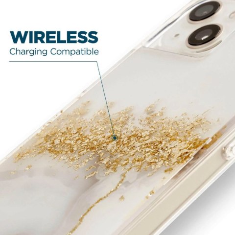 Case-Mate Karat - Etui iPhone 14 zdobione złotem (Marble) Case-Mate Karat - Etui iPhone 14 zdobione złotem (Marble)