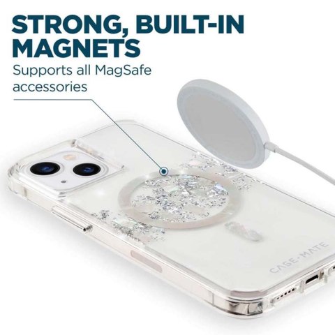 Case-Mate Karat MagSafe - Etui iPhone 14 Plus zdobione masą perłową (A Touch of Pearl) Case-Mate Karat MagSafe - Etui iPhone 14 Plus zdobione masą perłową (A Touch of Pearl)