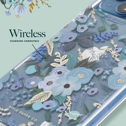 Rifle Paper Clear - Etui iPhone 14 Plus (Garden Party Blue) Rifle Paper Clear - Etui iPhone 14 Plus (Garden Party Blue)