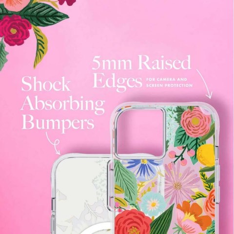 Rifle Paper Clear MagSafe - Etui iPhone 14 Plus (Garden Party Blush) Rifle Paper Clear MagSafe - Etui iPhone 14 Plus (Garden Party Blush)