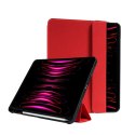 Crong FlexFolio - Etui iPad Pro 11" (2022-2021) / iPad Air 10.9" (5-4 gen.) z funkcją Apple Pencil (czerwony)