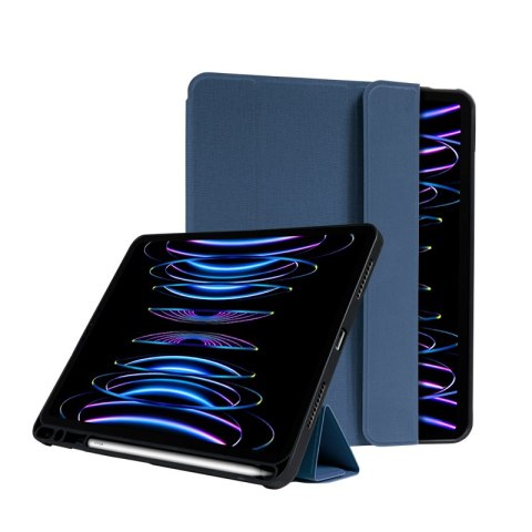 Crong FlexFolio - Etui iPad Pro 11" (2022-2021) / iPad Air 10.9" (5-4 gen.) z funkcją Apple Pencil (niebieski)