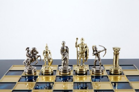 Ekskluzywne szachy metalowe Archers; 28x28cm, S15 BLU Ekskluzywne szachy metalowe Archers; 28x28cm, S15 BLU