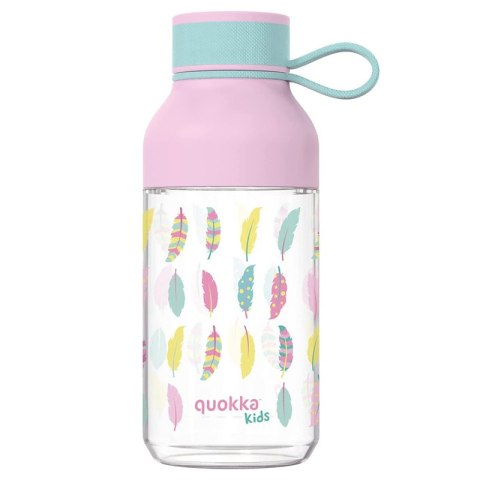 Quokka Ice Kids with strap - Butelka na wodę z tritanu 430 ml z paskiem (Feathers) Quokka Ice Kids with strap - Butelka na wodę z tritanu 430 ml z paskiem (Feathers)