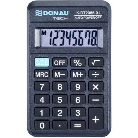Kalkulator Donau Tech K-DT2085-01 czarny Kalkulator Donau Tech K-DT2085-01 czarny