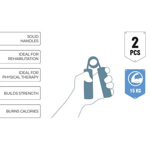 Umbro - Ściskacz do rąk 15 kg 2 szt. (niebieski) Umbro - Ściskacz do rąk 15 kg 2 szt. (niebieski)